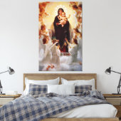 Toile Marie Reine des Anges Jésus (Insitu(Chambre))