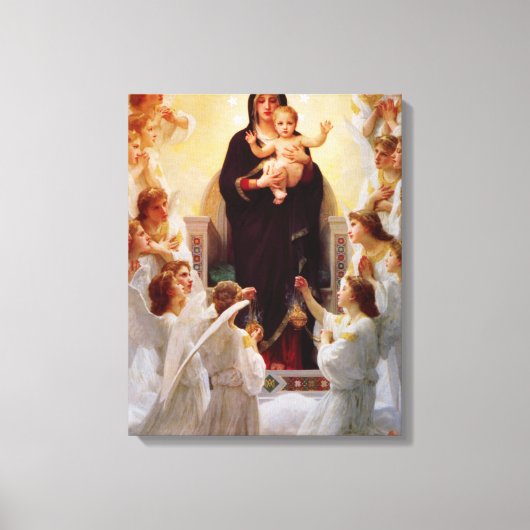 Toile Marie Reine des Anges Jésus (Recto)