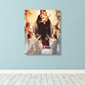 Toile Marie Reine des Anges Jésus (Insitu (Plancher de Bois))