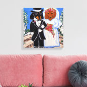 TOILE MARIÉS DOXIES (Insitu(Salon))