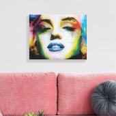 Toile Marilyn Art Premium Wrapped Canvas (Gloss) (Insitu(Salon))