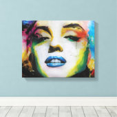 Toile Marilyn Art Premium Wrapped Canvas (Gloss) (Insitu (Plancher de Bois))