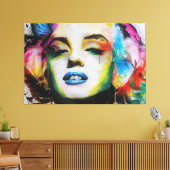 Toile Marilyn Art Premium Wrapped Canvas (Gloss) (Insitu(Salon))