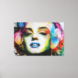Toile Marilyn Art Premium Wrapped Canvas (Gloss)
