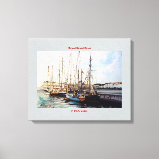 Toile Marine/Marine/Marinez (Recto)