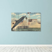 Toile Marineland, Floride - Vue de Pudgy le (Insitu (Plancher de Bois))