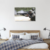 Toile Marines tirant des fusils de chasse (Insitu(Chambre))
