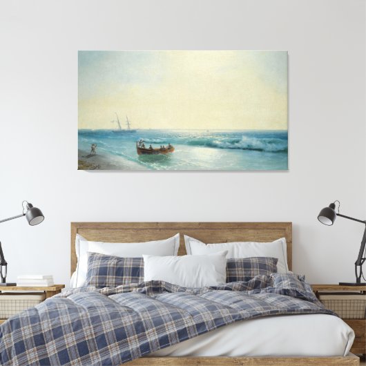 Toile Marins débarquant à terre (Insitu(Chambre))