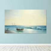 Toile Marins débarquant à terre (Insitu (Plancher de Bois))