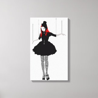 Toile marionnette de cabaret