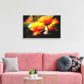 Toile mariposa en llas flores (Insitu(Salon))