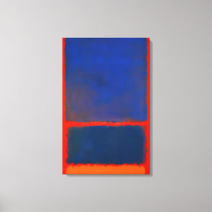 Toile Mark Rothko - Bleu, Orange, Rouge - 1961