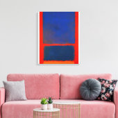 Toile Mark Rothko - Bleu, Orange, Rouge - 1961 (Insitu(Salon))