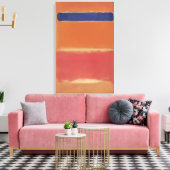 Toile Mark Rothko - Bleu sur rouge - 1953 (Insitu(Salon))