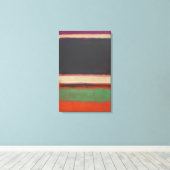 Toile Mark Rothko - No.3No.13 Magenta, Noir, Vert sur O (Insitu (Plancher de Bois))