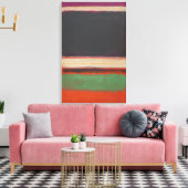 Toile Mark Rothko - No.3No.13 Magenta, Noir, Vert sur O (Insitu(Salon))