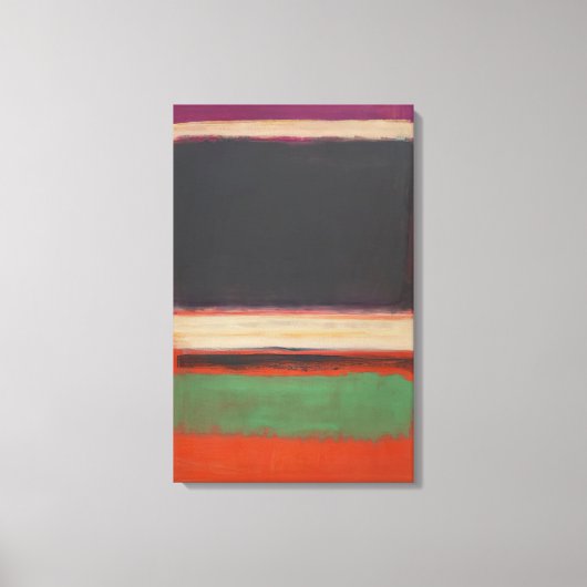 Toile Mark Rothko - No.3No.13 Magenta, Noir, Vert sur O (Recto)