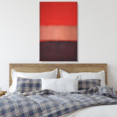 Toile Mark Rothko - No. 46 Noir, ocre, rouge sur rouge - (Insitu(Chambre))