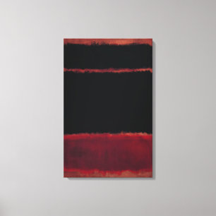 Toile Mark Rothko - Noir en rouge profond - 1957