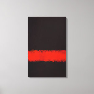 Toile Mark Rothko - Noir, Rouge et Noir - 1968