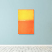 Toile Mark Rothko - Orange et Jaune - 1956 (Insitu (Plancher de Bois))