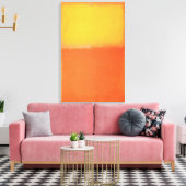Toile Mark Rothko - Orange et Jaune - 1956 (Insitu(Salon))