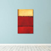 Toile Mark Rothko - Rouge - 1964 (Insitu (Plancher de Bois))