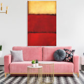Toile Mark Rothko - Rouge - 1964 (Insitu(Salon))