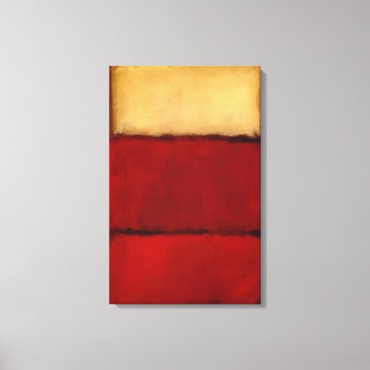 Toile Mark Rothko - Rouge - 1964 (Recto)
