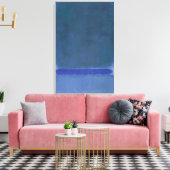 Toile Mark Rothko - Sans titre Vert sur Bleu - 1968 (Insitu(Salon))