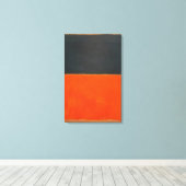 Toile Mark Rothko - Vert et Tangerine sur Rouge - 1956 (Insitu (Plancher de Bois))