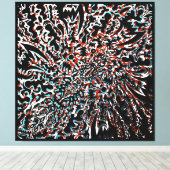 Toile Mark Voss dit "Badass !" (Insitu (Plancher de Bois))