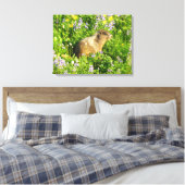 Toile Marmot dans le Mont Rainier Fleurs sauvages (Insitu(Chambre))