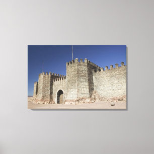 Toile MAROC, au sud du Haut Atlas, OUARZAZATE :