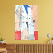 Toile Maroc Street Cityscape Papier Collage d'esquisse A (Insitu(Salon))