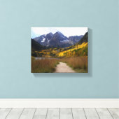 Toile Maroon Bells Colorado (Insitu (Plancher de Bois))