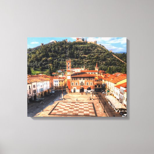 Toile Marostica, Italie. (Recto)