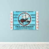 Toile Marque Cape Cod Mayflower Eatmor Cranberries (Insitu (Plancher de Bois))