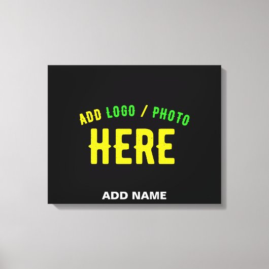 TOILE MARQUE PERSONNALISABLE NOIRE VERIFIEE DE STYLE MOD (Recto)