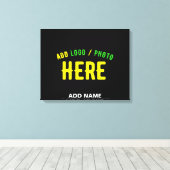 TOILE MARQUE PERSONNALISABLE NOIRE VERIFIEE DE STYLE MOD (Insitu (Plancher de Bois))