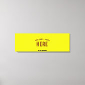 TOILE MARQUE VÉRIFIÉE JAUNE CLAIR ET MODERNE (Recto)