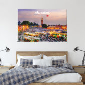 Toile Marrakech, Maroc - Place Jemaa el Fnaa (Insitu(Chambre))
