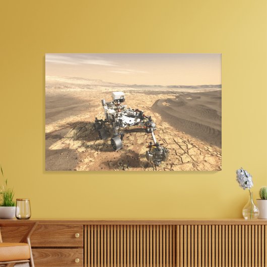 Toile Mars 2020 Rover Sur La Surface De Mars. (Insitu(Salon))