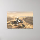 Toile Mars 2020 Rover Sur La Surface De Mars. (Recto)
