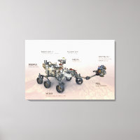 Mars La Persévérance Rover Avec Instruments