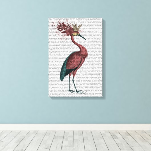 Toile Marsala Heron (Insitu (Plancher de Bois))