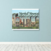 Toile Marshall Mountain, Montana (Insitu (Plancher de Bois))