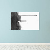 Toile Marshfield, Oregon Vue sur les usines de bois (Insitu (Plancher de Bois))