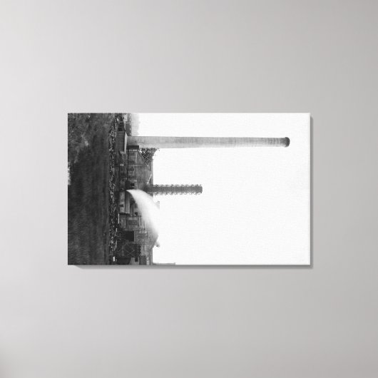 Toile Marshfield, Oregon Vue sur les usines de bois (Recto)