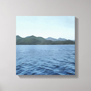 Toile Marteau De La Peinture De La Côte Turquoise